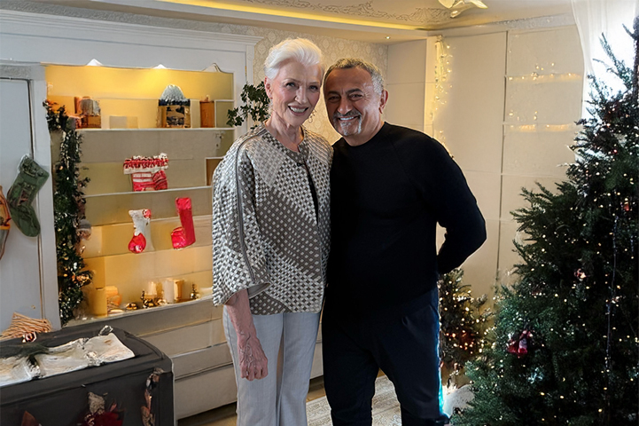 Türk saç tasarımı dünya sahnesinde; Sabit Akkaya, Maye Musk’ın saçlarına imza attı